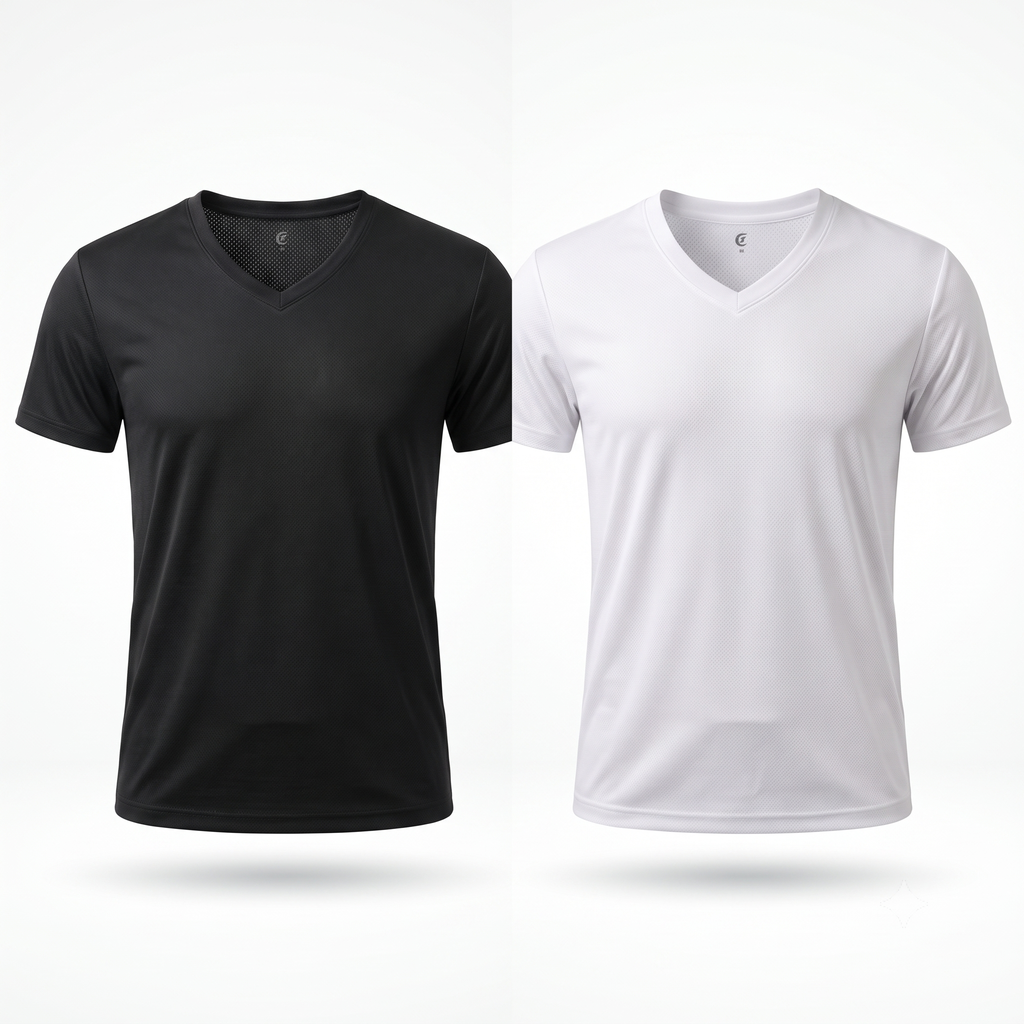 Áo phông cổ tim cao cấp form Unisex - size cho nam và nữ, hàng Việt Nam xuất k…