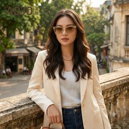 Kính râm cao cấp dành cho nữ chính hãng AOJO SA1829816 C03