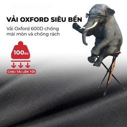 Ghế xếp 3 chân dã ngoại DEERFAMY (Portable Tripod Stool) - hàng Amazon