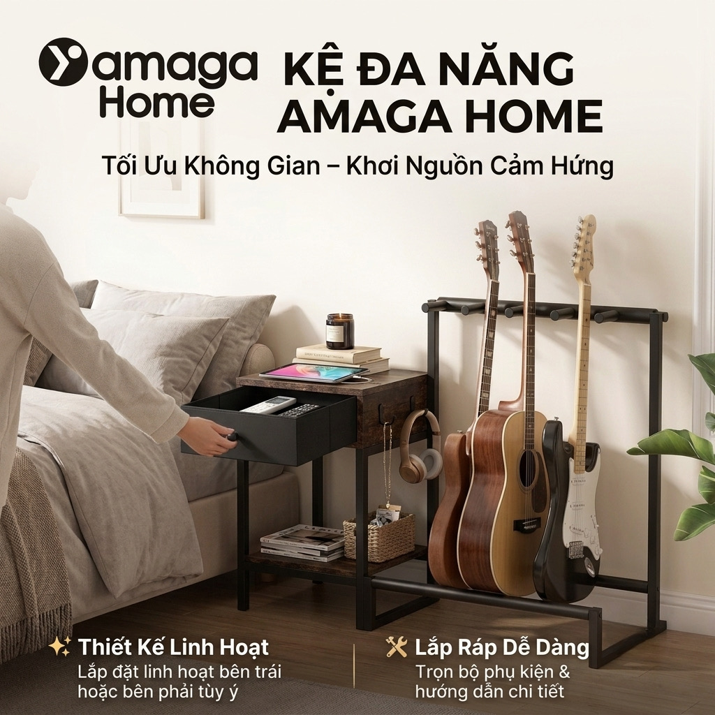 Kệ Decor & Lưu Trữ Đa Năng YAMAGA HOME chính hãng Kệ Decor & Lưu Trữ Đa Năng YAMAGA HOME - Thiết kế ngoại quan thực tế chính hãng tại Hiếu Tạp Hóa