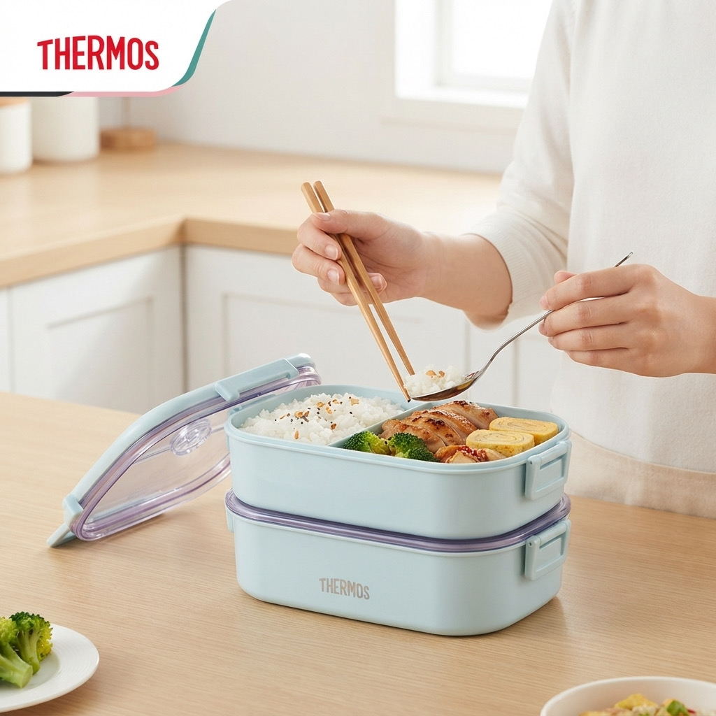 Tính năng Hộp Cơm Giữ Nhiệt 2 Tầng THERMOS 1.1L Inox 304 Cao Cấp Chi tiết tính năng nổi bật và chất liệu bền bỉ của Hộp Cơm Giữ Nhiệt 2 Tầng THERMOS 1.1L Inox 304 Cao Cấp