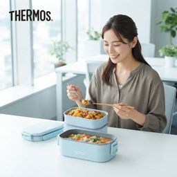 Hộp cơm 2 tầng hãng THERMOS 1.1L