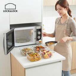 BỘ 4 BÁT THỦY TINH BOROSILICATE LOCK&LOCK – ĐỈNH CAO CHỊU NHIỆT, AN TOÀN CHO S…
