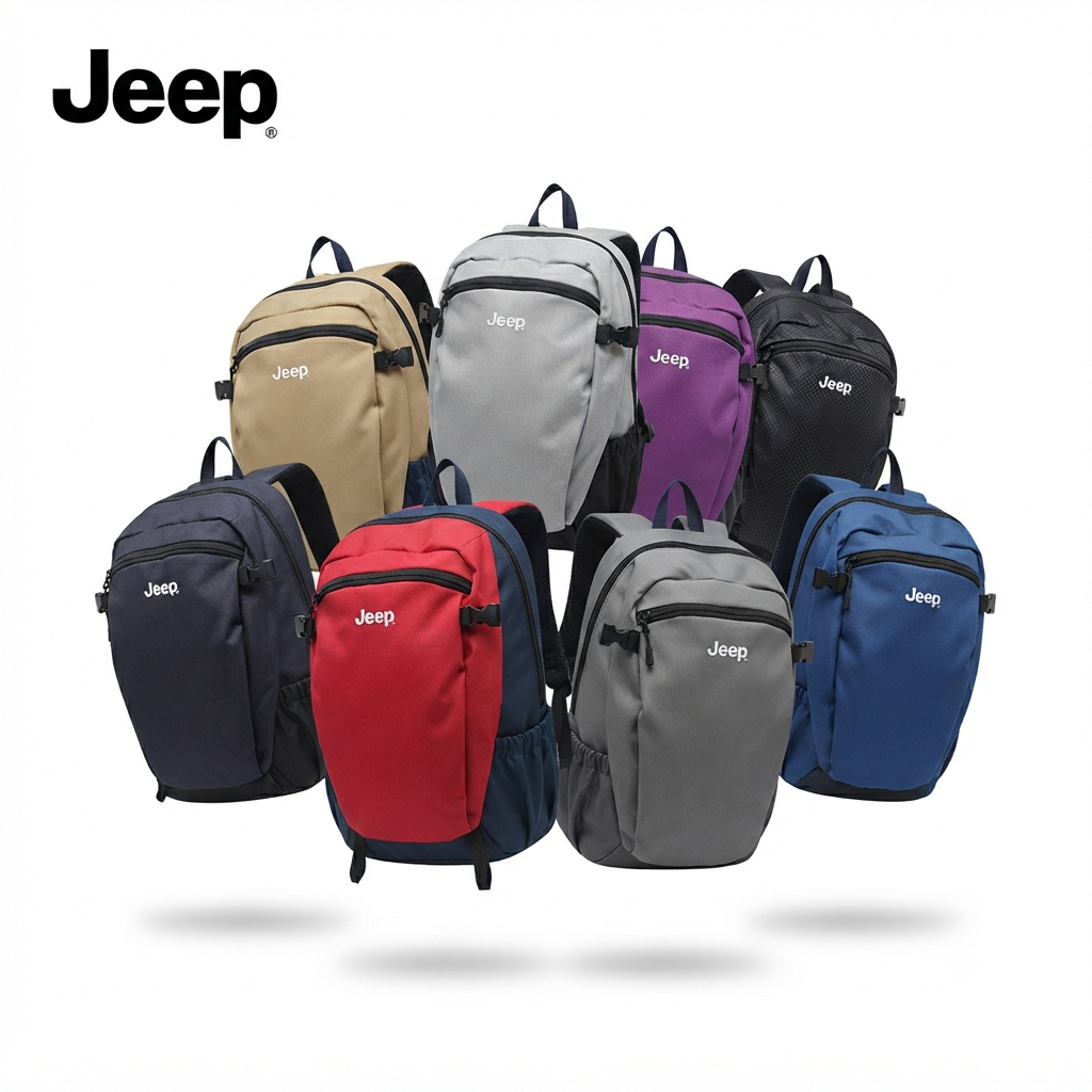Balo JEEP thời trang, nhiều ngăn chứa, vải chống nước