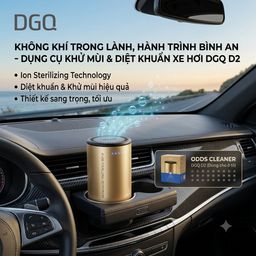 Máy khử mùi & diệt khuẩn IP ION thông minh DGQ - D2 (Hộp ngắn), dùng cho xe hơ…