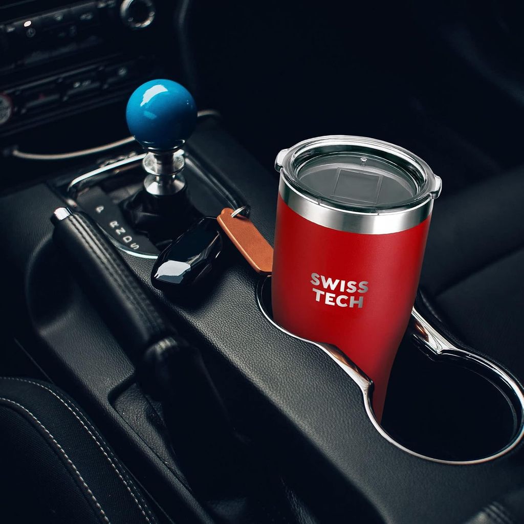 Ly Cốc Giữ Nhiệt SWISS TECH Tumbler 20oz (~591ml) Thép Không Gỉ 18/8 Cao Cấp thực tế Ly Cốc Giữ Nhiệt SWISS TECH Tumbler 20oz (~591ml) Thép Không Gỉ 18/8 Cao Cấp - Góc chụp chi tiết thực tế 10