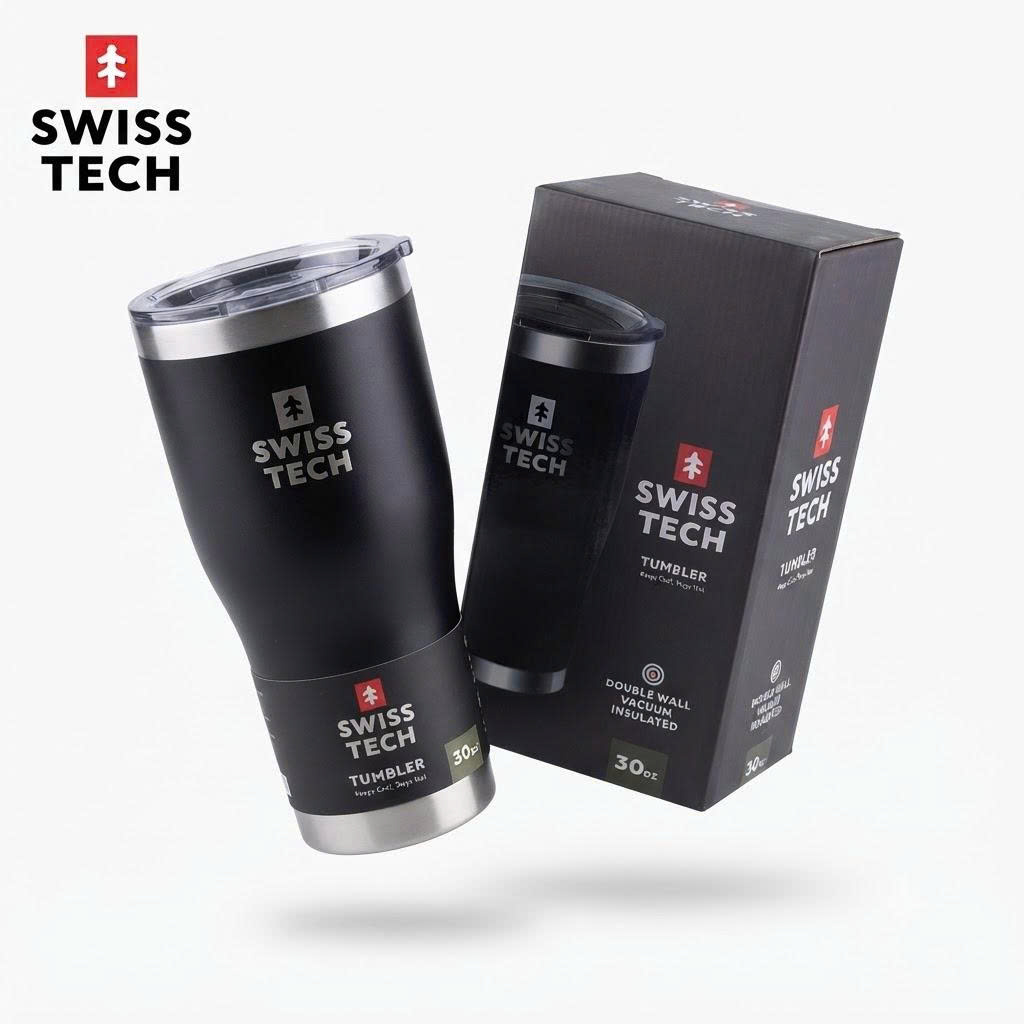 Ly Cốc Giữ Nhiệt SWISS TECH Tumbler 30oz (~887ml) Thép Không Gỉ 18/8 Dung Tích Lớn thực tế Ly Cốc Giữ Nhiệt SWISS TECH Tumbler 30oz (~887ml) Thép Không Gỉ 18/8 Dung Tích Lớn - Góc chụp chi tiết thực tế 6