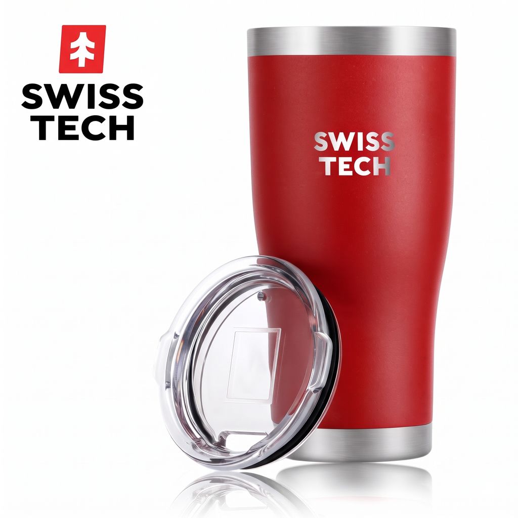 Ly Cốc Giữ Nhiệt SWISS TECH Tumbler 30oz (~887ml) Thép Không Gỉ 18/8 Dung Tích Lớn thực tế Ly Cốc Giữ Nhiệt SWISS TECH Tumbler 30oz (~887ml) Thép Không Gỉ 18/8 Dung Tích Lớn - Góc chụp chi tiết thực tế 7
