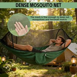 Võng cắm trại đa năng gấp gọn kèm màn chống muỗi WEITRUST