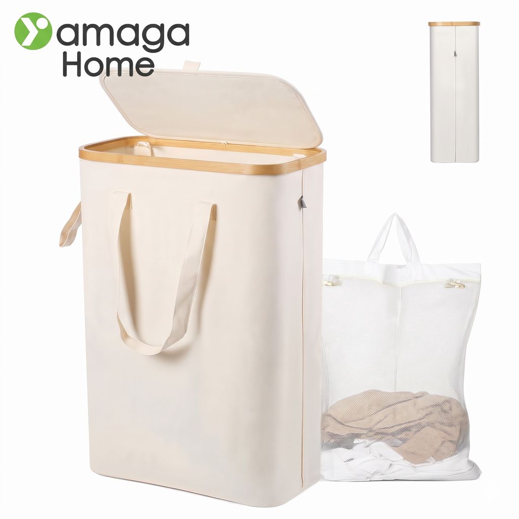 Túi đựng đồ giặt YAMAGA HOME (Laundry basket) - 52L ( hàng Amazon Mỹ )