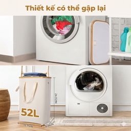 Túi đựng đồ giặt YAMAGA HOME (Laundry basket) - 52L ( hàng Amazon Mỹ )