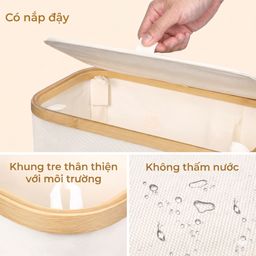 Túi đựng đồ giặt YAMAGA HOME (Laundry basket) - 52L ( hàng Amazon Mỹ )