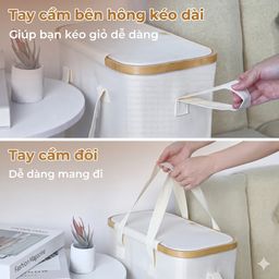 Túi đựng đồ giặt YAMAGA HOME (Laundry basket) - 52L ( hàng Amazon Mỹ )