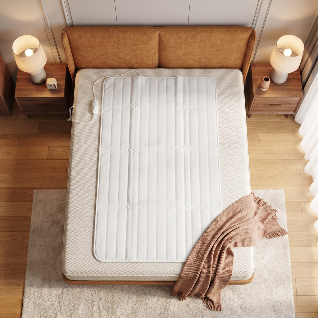 Đệm Điện Sưởi Ấm Cao Cấp Đệm Đơn 150 x 80cm BS01 (An Toàn, Tiết Kiệm Điện) thực tế Đệm Điện Sưởi Ấm Cao Cấp Đệm Đơn 150 x 80cm BS01 (An Toàn, Tiết Kiệm Điện) - Góc chụp chi tiết thực tế 4