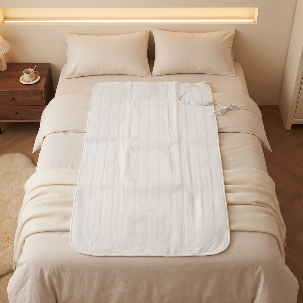 Đệm Điện Sưởi Ấm Cao Cấp Đệm Đơn 150 x 80cm BS01 (An Toàn, Tiết Kiệm Điện) thực tế Đệm Điện Sưởi Ấm Cao Cấp Đệm Đơn 150 x 80cm BS01 (An Toàn, Tiết Kiệm Điện) - Góc chụp chi tiết thực tế 6