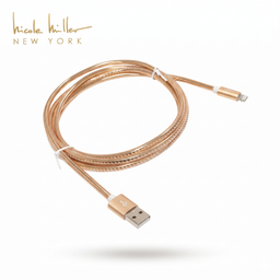Combo Củ sạc + 2 dây cáp có MFI hãng Nicole Miller New York, sạc 2 cổng + cáp…