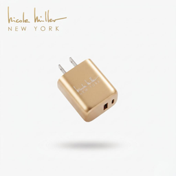 Combo Củ sạc + 2 dây cáp có MFI hãng Nicole Miller New York, sạc 2 cổng + cáp…