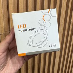 Hộp 2 chiếc Đèn LED Downlight âm trần 7W 3 chế độ (Đèn Mắt Trâu) size 75mm
