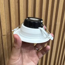 Hộp 2 chiếc Đèn LED Downlight âm trần 7W 3 chế độ (Đèn Mắt Trâu) size 75mm