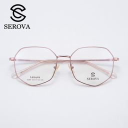 Kính mắt cao cấp hãng SEROVA Leisure SL606 - C15, gọng kính cận