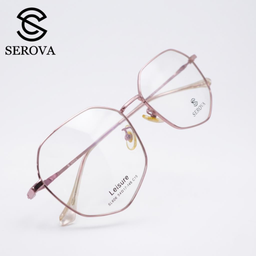 Kính mắt cao cấp hãng SEROVA Leisure SL606 - C15, gọng kính cận