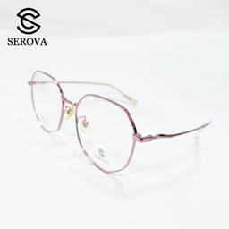 Kính mắt cao cấp hãng SEROVA Leisure SL606 - C15, gọng kính cận