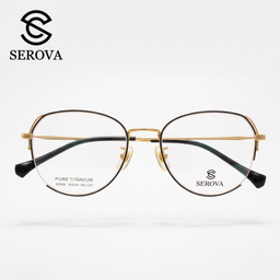 Kính mắt Titanium cao cấp hãng SEROVA SP285 - C07, gọng kính cận, chất liệu Ti…