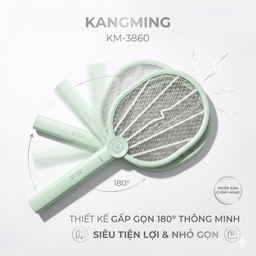 Vợt muỗi KM-3860 hãng KANGMING - thiết kế xoay