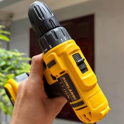 Bộ Máy khoan & vặn vít không dây hãng DUNLANDI , 2 pin rời, kèm hộp full phụ k…