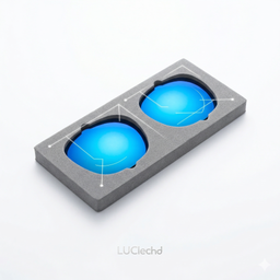 Tròng kính râm tráng gương cho kính thông minh LUCI