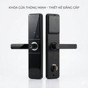 Khoá cửa thông minh, dùng vân tay - mật khẩu . Hàng nội địa Trung ( ko bao gồm ruột khoá )