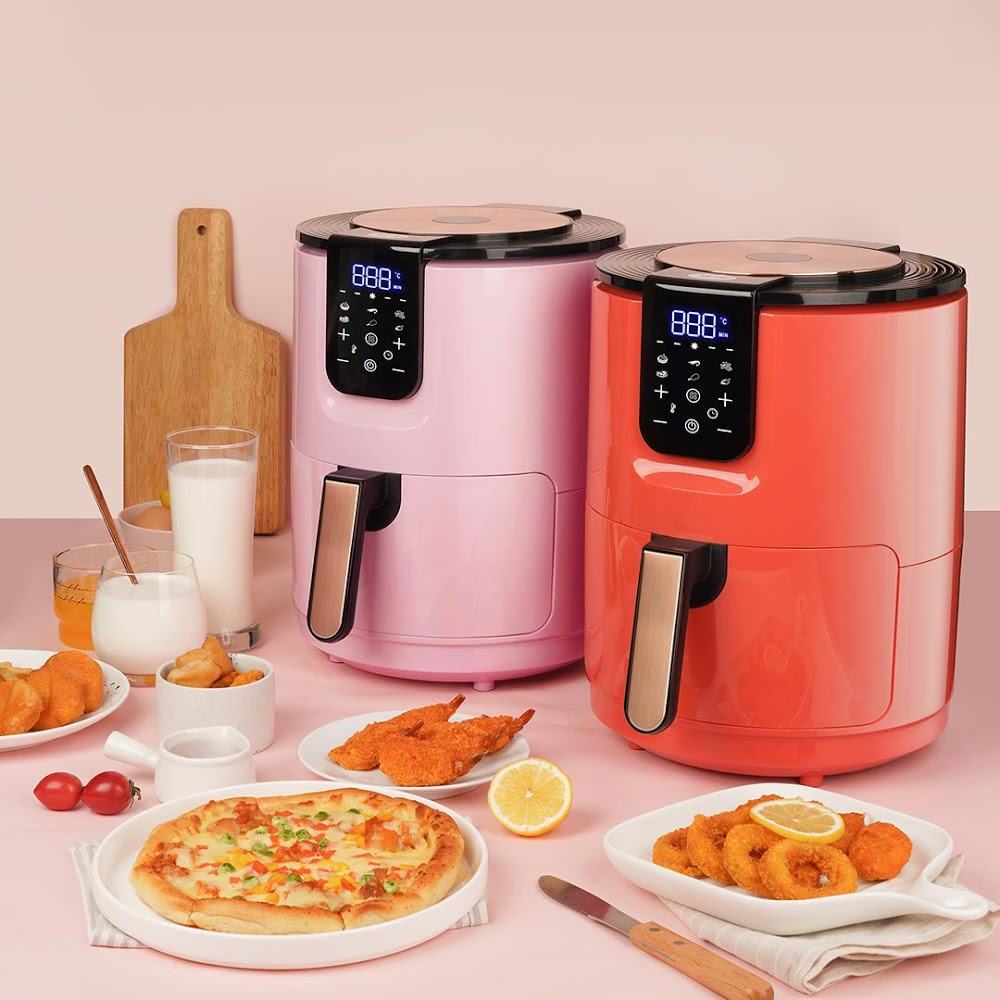 Nồi chiên không dầu 3.5L XIAOMI YOUBAN 5106TS oil-free large-capacity air fryer - Hồng - Ảnh 2