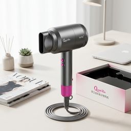 Máy sấy hãng QuanRia bổ sung ion âm 1600W, 2 chiều nóng lạnh ( vỏ dính tay, la…