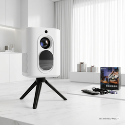 Máy chiếu HD Android R3 , kèm chân dựng , Remote , có Youtube, Fpt Play ( ko có cổng HDMI)