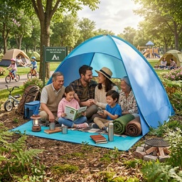 Lều cắm trại tự bung ( Nhật Bản ) , dã ngoại , picnic camping…