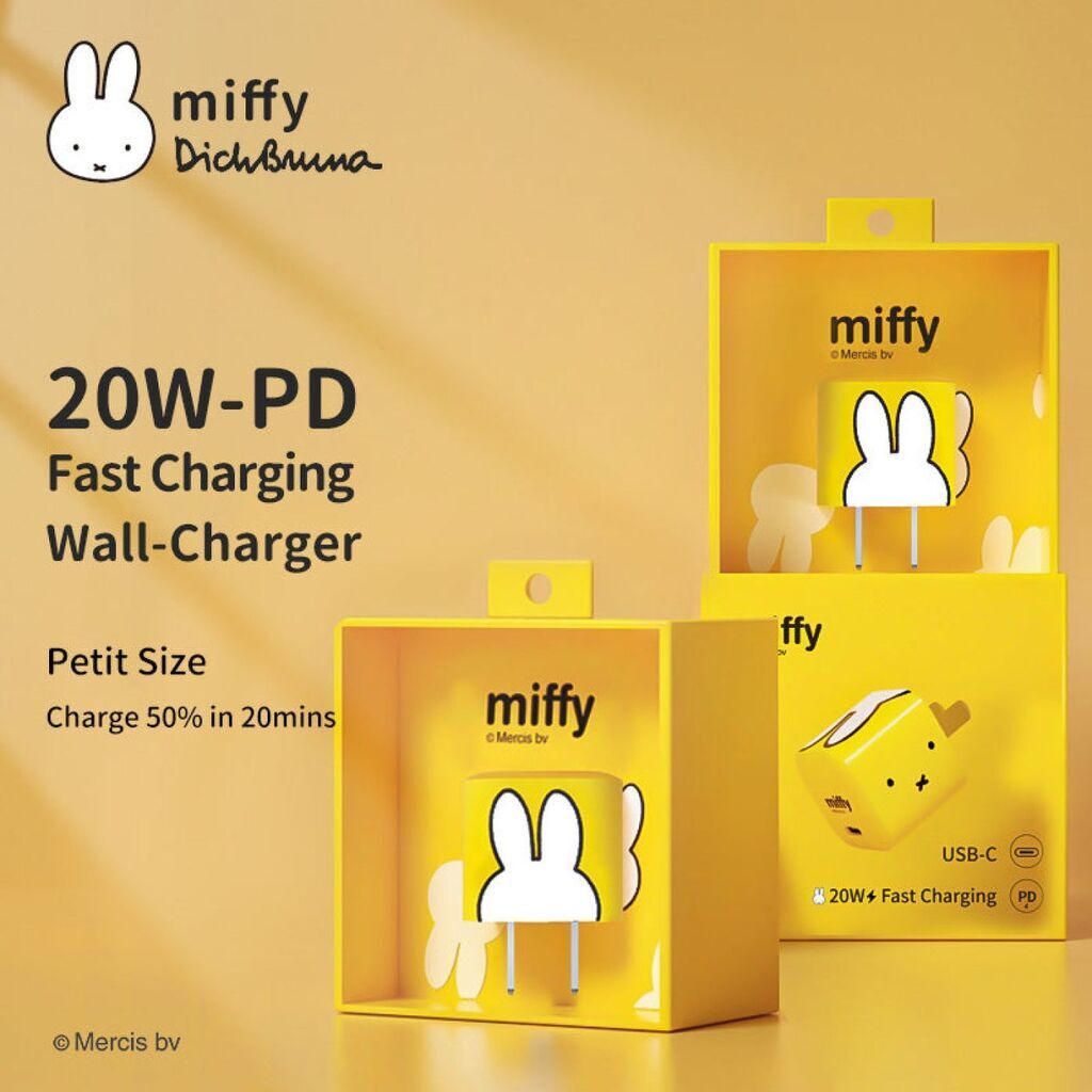  Củ Sạc Nhanh 20W Mipow Miffy ( Sạc GaN ,cổng Type-C )