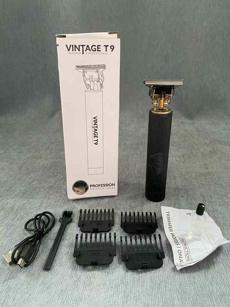 Tông Đơ Cắt Tóc Không Dây Vintage T9 Trimmer Professional - Máy Cắt Tóc Chuyên Nghiệp Chuẩn Salon