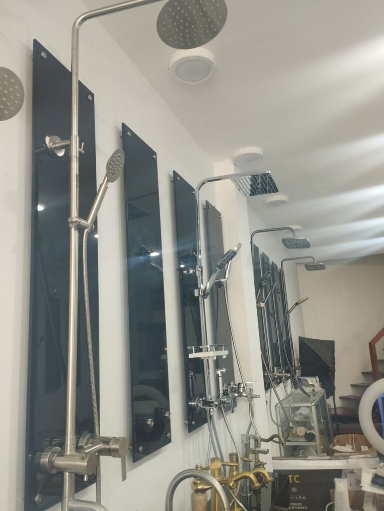 Sen cây inox đúc 304 thân thẳng SC3062 , sen tắm, vòi sen