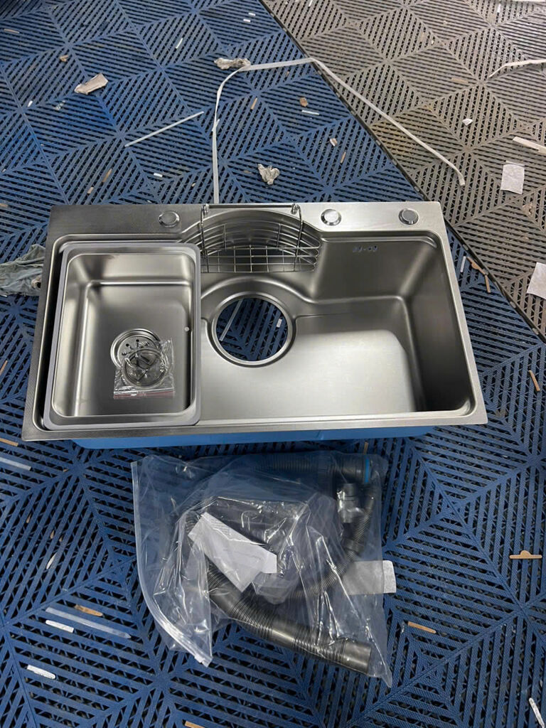 Chậu rửa bát kiểu HÀN QUỐC siêu dày Thành 5ly, hàng chuẩn inox đúc 304 chống xước