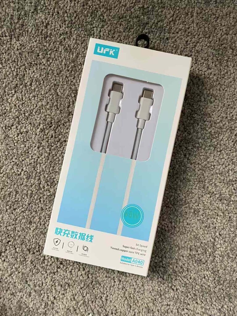 Cáp sạc nhanh Type-C hãng UFK sạc được iPhone 15/16