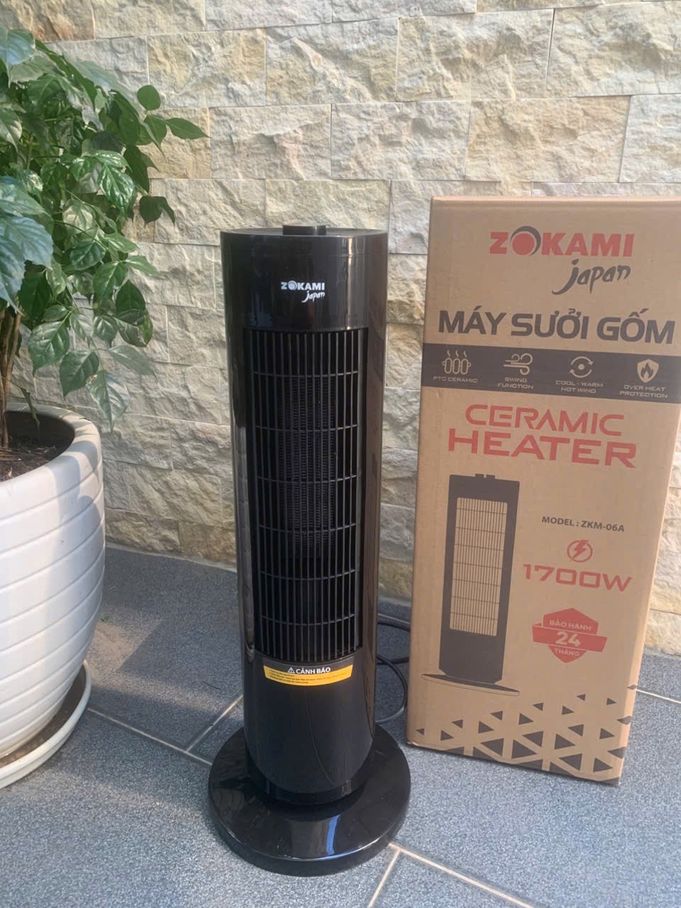 Máy Sưởi Gốm Zokami