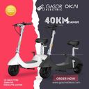 Xe đạp điện gấp gọn OKAI EA10 ( hàng Walmart Mỹ) - Màu trắng