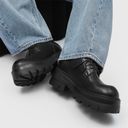 Giày Da Nam Đế Độn Tăng Chiều Cao, Giày Tây Nam Buộc Dây Đế Khủng Cá Tính, Giày Streetwear Nam Retro