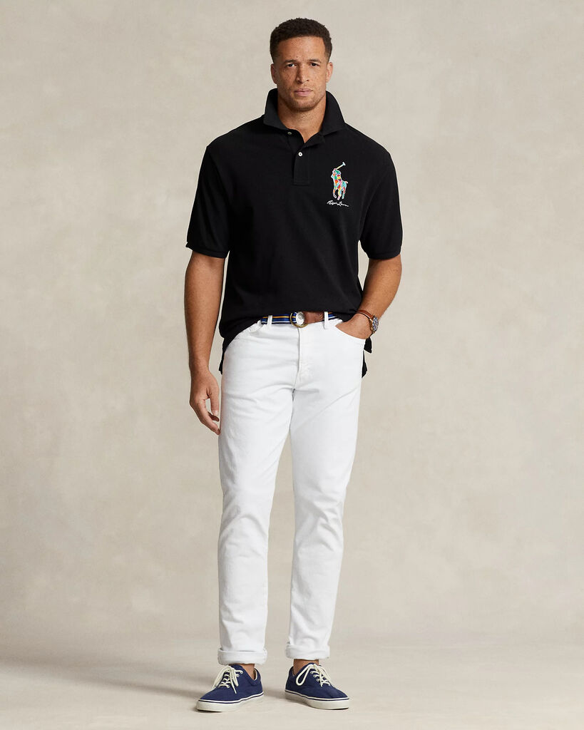 Classic Fit Pony Color Mesh Polo Shirt - Polo Ralph Lauren