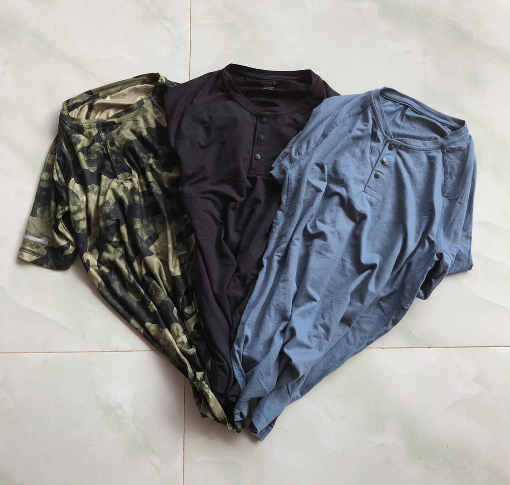 ÁO THUN THỂ THAO HENLEY OLD NAVY ACTIVE BREATHE SIÊU MỀM CHO NAM