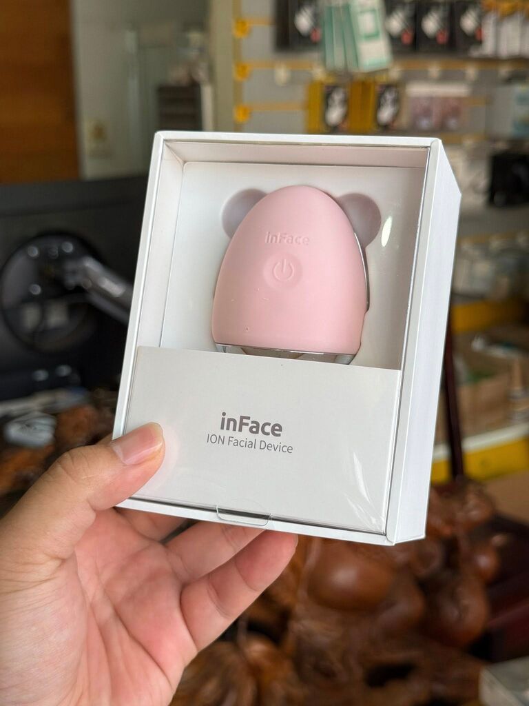 Máy Massage rung chăm sóc da mặt XIAOMI Inface CF-03D, Công nghệ ion Âm