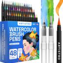 Bộ 48 bút màu nước ARTISTRO 48 Watercolor Brush Pens ( Mỹ)