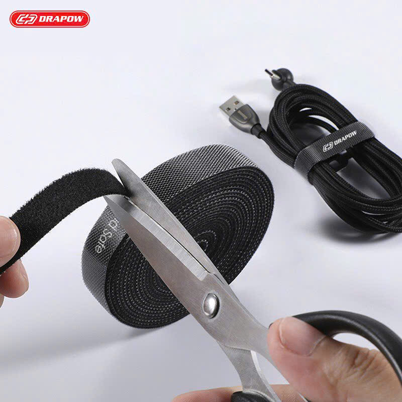 Dây dính cố định cáp Drapow dài 11cm và 3 mét