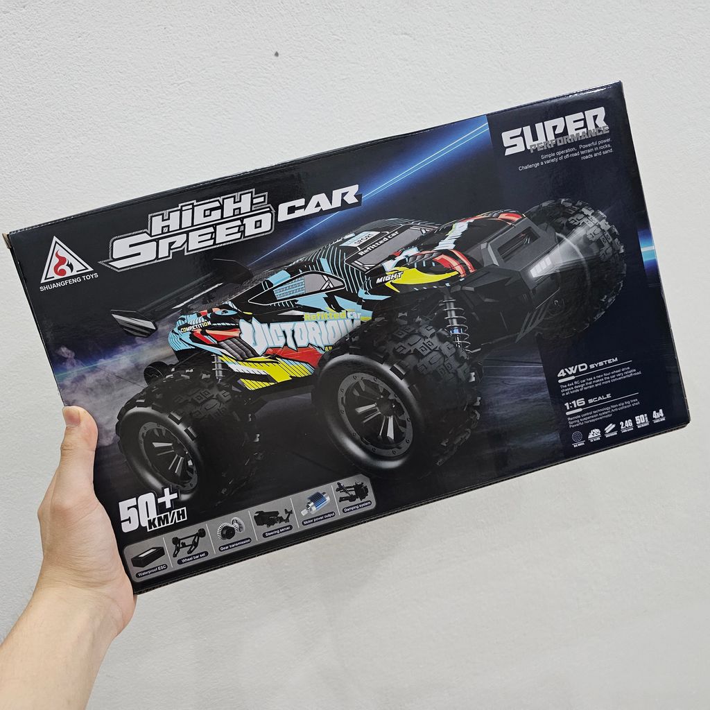 Ô tô địa hình điều khiển từ xa tốc độ cao tỷ lệ 1:16 