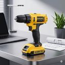 Bộ Máy khoan & vặn vít không dây hãng DUNLANDI , 2 pin rời, kèm hộp full phụ kiện & mũi